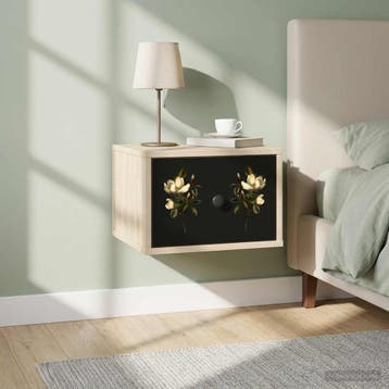 vidaXL Wandkastje voor Bed BREMEN Sonoma Eiken 36 x 33 x 25, Verzenden