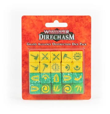 Direchasm Grand Alliance Destruction Dice Pack (Warhammer, Ophalen of Verzenden, Nieuw