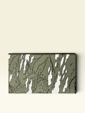 Tintin - Tintin - plaque émaillée lune - 35x35cm - Les, Nieuw