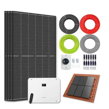 Zonnepanelen pakket voor schuindak - 2.8 kW - 4x 700, Ophalen of Verzenden