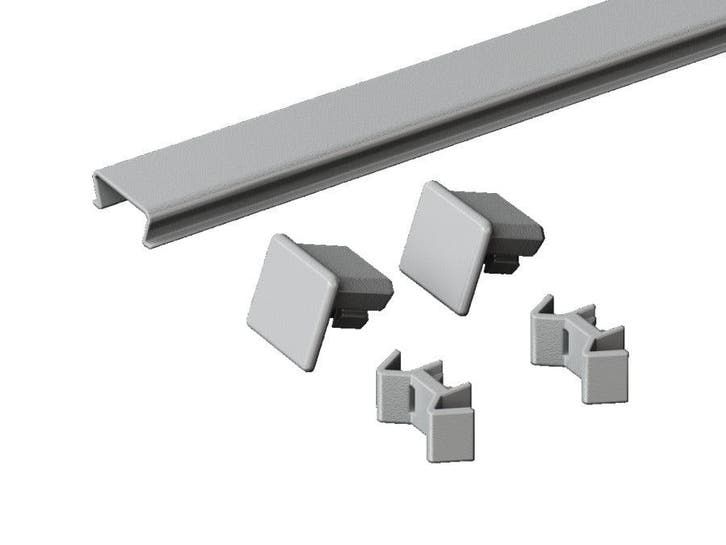 Rittal TS Kast Baying Afdekking 600mm RAL7035 - 8800865, Bricolage & Construction, Électricité & Câbles, Envoi