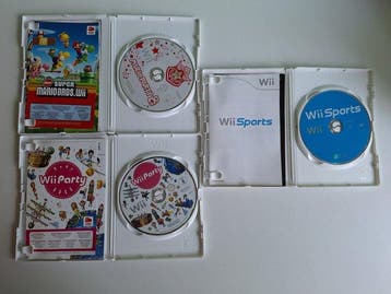 Nintendo - NINTENDO Wii zwart RVL-001 en 3 spellen Wii SPORT, Consoles de jeu & Jeux vidéo