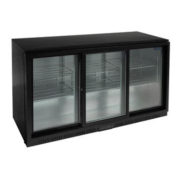 Polar G-serie laag model barkoeling drie schuifdeuren 320 li, Verzenden, Nieuw in verpakking, Koelen en Vriezen