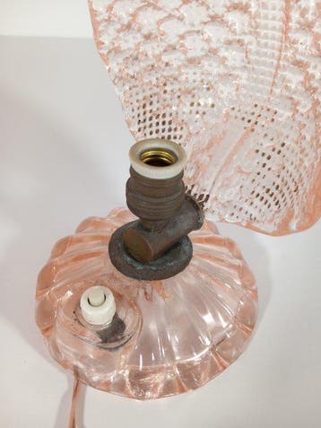 Lampe de table - Verre artistique de Murano - Verre - âge