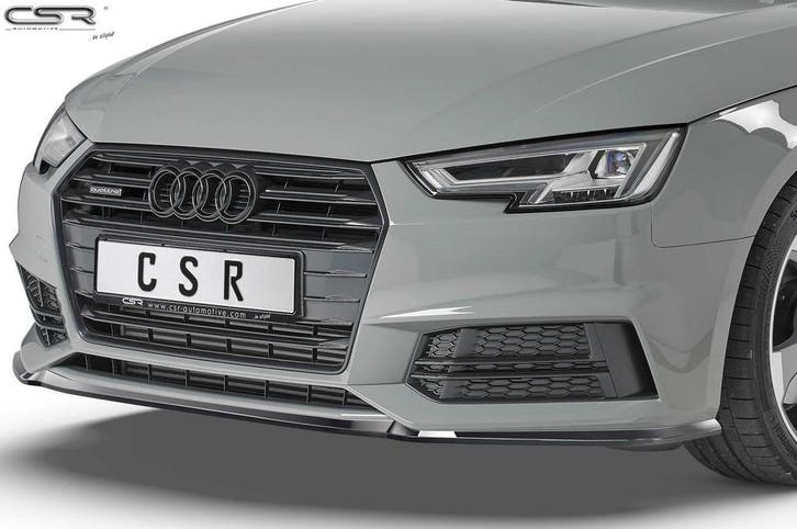 Cup spoilerlip met ABE voor Audi A4 B9 8W S-Line / S4 B9 8W, Auto-onderdelen, Carrosserie, Nieuw, Verzenden