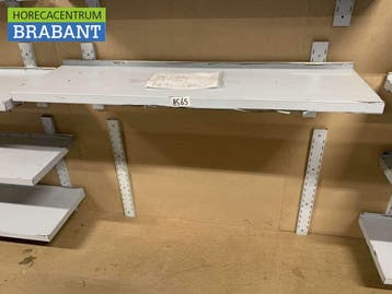 RVS Wandschap schap 140 x 40 cm Horeca, Ophalen of Verzenden, Nieuw in verpakking