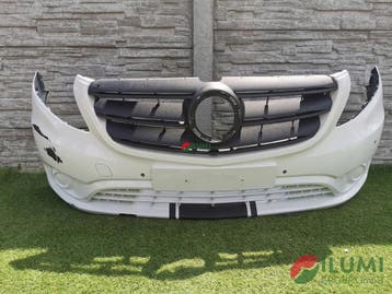 Mercedes Vito W447 14- Voorbumper 6XPDC Grill A4478804370, Auto-onderdelen, Verzenden, Gebruikt