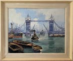 British School (XlX) - The River Thames and Tower Bridge -