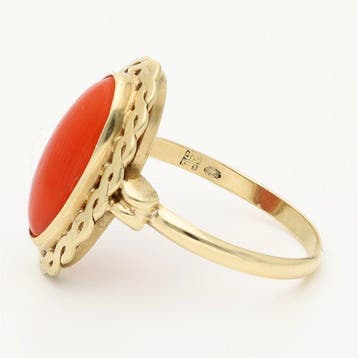 Zonder minimumprijs - Ring - 14 karaat Geel goud - 1.32ct., Nieuw