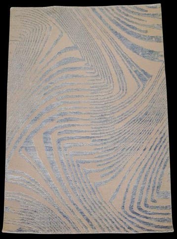 Vloerkleed - 185 cm - 125 cm - Indisch Bhadohi-tapijt, Huis en Inrichting, Nieuw