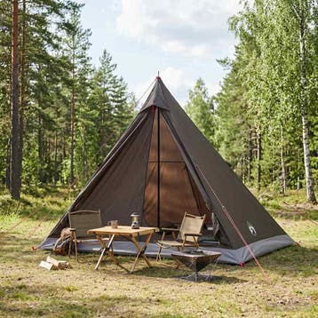 vidaXL Backpacking Tent 2-persoons Bruin en Grijs, Verzenden, Nieuw