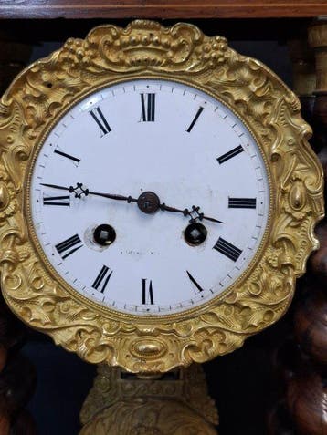 Pendule portique - Bois - 1850-1900 - Portico horloge