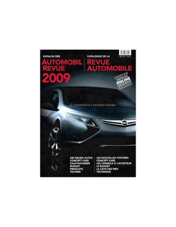 2009 AUTOMOBIL REVUE JAARBOEK DUITS FRANS, Livres, Ophalen of Verzenden