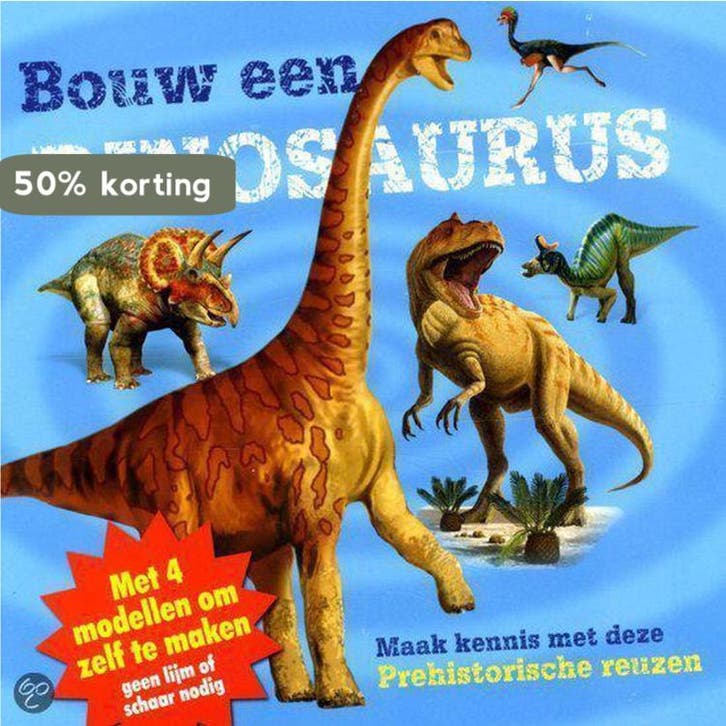 Bouw een dinosaurus 9789059474697, Boeken, Kinderboeken | Jeugd | 10 tot 12 jaar, Gelezen, Verzenden