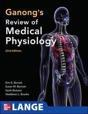 Ganongs Review of Medical Physiology 9780071605670, Verzenden, Kim Barrett