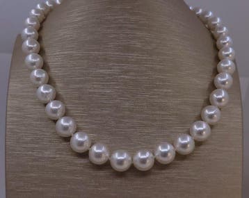 Collier Perles des mers du Sud rondes certifiées PSL - 10,0, Nieuw