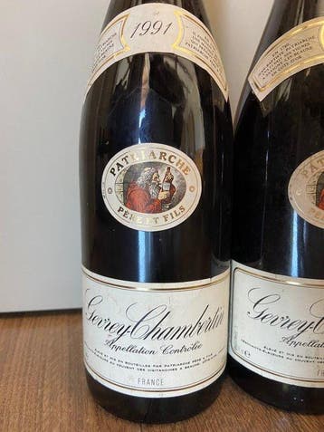 1991 x 2 Patriarche Père & Fils Gevrey Chambertin & 1994, Nieuw