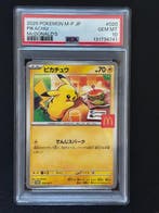 Pokémon - 3 Graded card - Pikachu #020 Carte promo - PSA 10