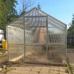 Tuinkas,serre,greenhouse met polycarbonaat 2,85m*8*2,1-b*d*h, Ophalen of Verzenden, Nieuw, Metaal, Overige typen