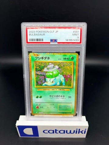 Pokémon - 1 Graded card - Bulbasaur Holo 001/032 PSA 9 -