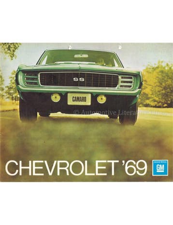 1969 CHEVROLET PROGRAMMA BROCHURE NEDERLANDS, Nieuw