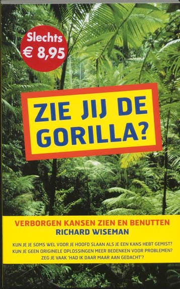 Zie jij de gorilla ? 9789022989883 R. Wiseman, Verzenden, Gelezen, R. Wiseman