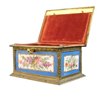 Boîte à bijoux - Bronze, Porcelaine - Napoléon II français