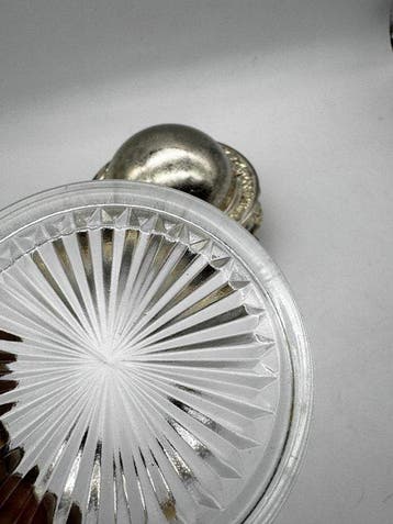 Antique Silver-Plated Caviar & Butter Serving Dish Set -