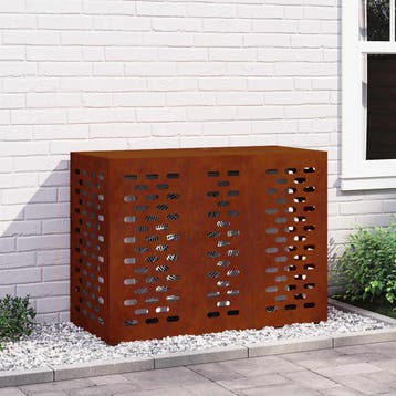 vidaXL Air Conditioner Hoes Roestkleurig 110 x 50 x 80 cm, Electroménager, Climatiseurs, Verzenden