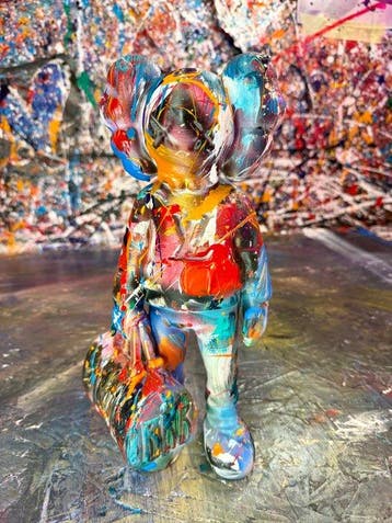 michele socionovo - Kaws Amour Abstrait, Antiek en Kunst