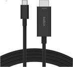 Kabel USB-C naar HDMI Belkin 2 m Zwart (DJ Gear & kabels), Verzenden, Nieuw