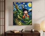 AT9 - [Canvas L] Goku x Shenron - Starry Night, Nieuw