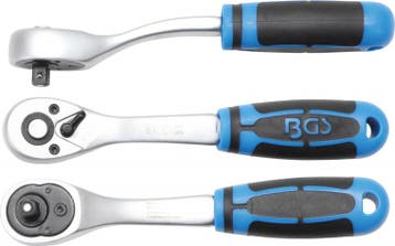 Ratelsleutel fijn vertand 6,3 mm (1/4), Auto diversen, Autogereedschap, Verzenden, Nieuw