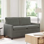 vidaXL bank / zetel Lichtgrijs 156 x 81 x 87,5 cm Stof, Verzenden