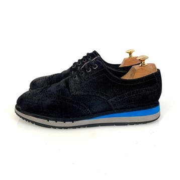 Prada Sneaker Brogue Navy Blue 4E 2339 UK 8 - Brogues -