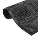 vidaXL Droogloopmat rechthoekig getuft 90x150 cm antraciet, Verzenden, Nieuw