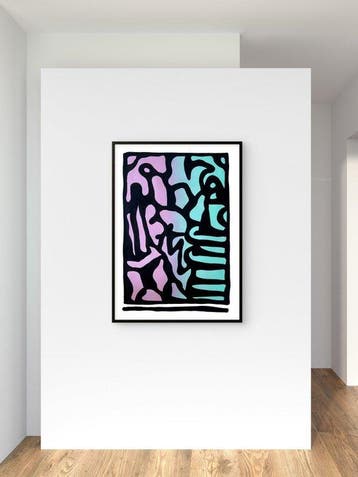Nuno Barbedo (1983) - Abstractland (XL Size Painting)