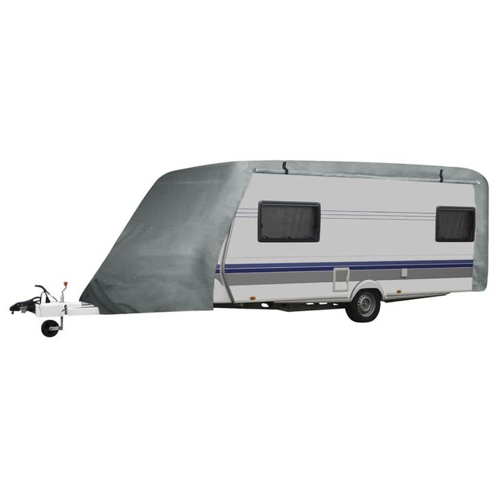 vidaXL Caravanhoes L grijs, Auto diversen, Auto-accessoires, Nieuw, Verzenden
