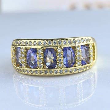 Zonder minimumprijs - Ring - 18 karaat Verguld, Zilver, Geel, Nieuw