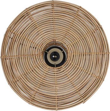 2dekans | Light & Living Wandlamp Mataka Rotan Ø51 cm –, Maison & Meubles, Ophalen of Verzenden