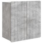vidaXL Wandkast Betongrijs 59 x 31 x 64 cm Bewerkt hout, Verzenden