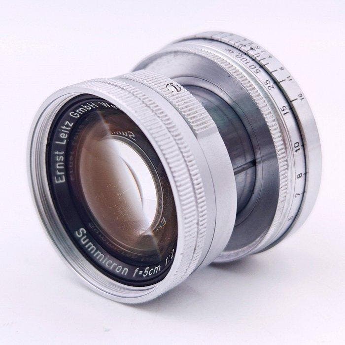 Leica Summicron f=5cm 1:2 Cleaned inside the lens in April, Verzamelen, Foto-apparatuur en Filmapparatuur
