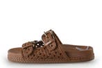 Manfield Muiltjes in maat 41 Cognac, Overige kleuren, Verzenden, Zo goed als nieuw, Manfield
