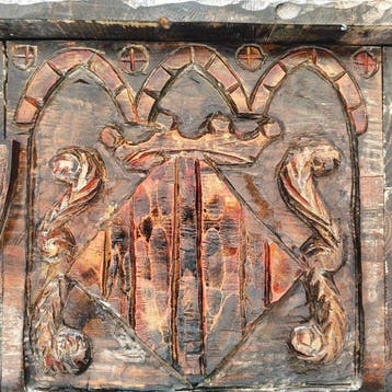 Opbergkoffer - Hout - Gotische ridderkist