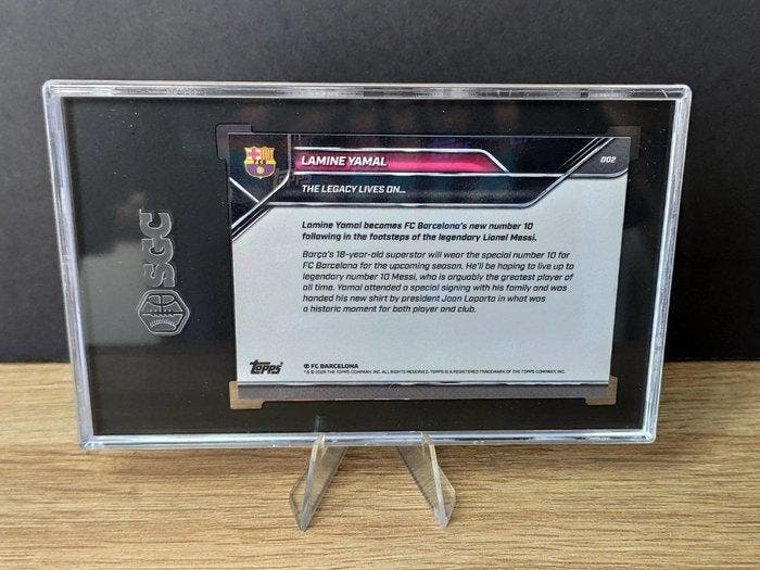 2025 - Topps - Now - Lamine Yamal & Lionel Messi - Legacy -, Collections, Autocollants