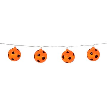 Lichtslinger LED Oranje Voetballen 1,4m, Verzenden
