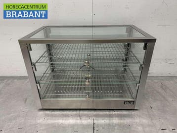 HCB inox Vitrine chaude 115 litres 70 cm 230V Horeca, Articles professionnels, Verzenden
