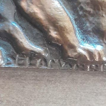 Plaquette - Bronze, Antiquités & Art