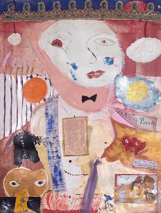 Jan Van Den Driessche (1954) - La Reine Poecka, Antiquités & Art, Art | Peinture | Moderne