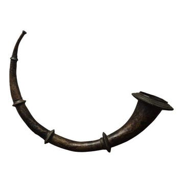 Rituele trompet van Narsinga/Ramsinga - Koper - Nepal - 19e